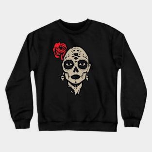 Beautiful Day of the Dead sugar skull Crewneck Sweatshirt